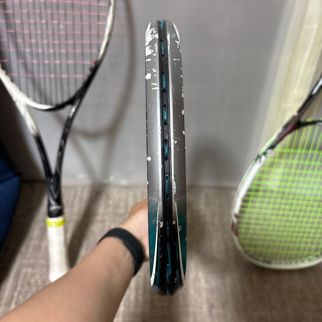 軟式テニスラケット 3本セット