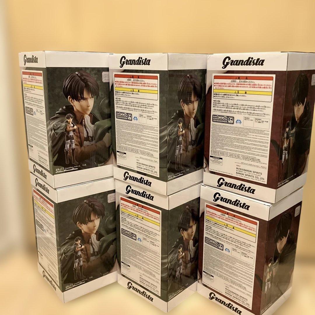 進撃の巨人Grandista-エレン・イェーガー リヴァイ- 6体セット