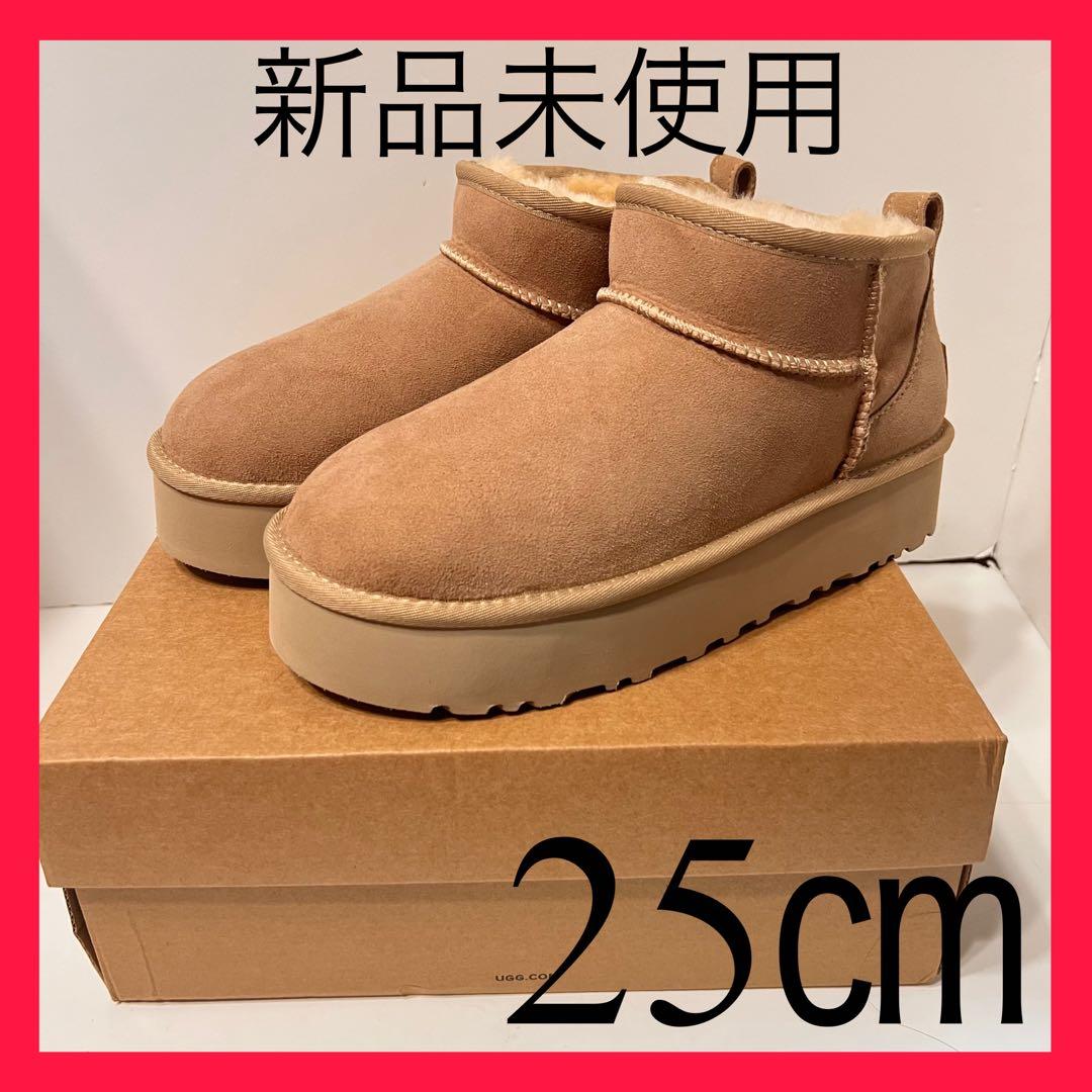 UGG【アグ】クラシック ウルトラミニプラットフォーム 3㎝ サンド 25㎝
