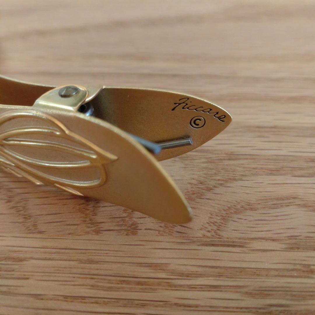 フィカレ ヘアクリップ マキシマスクリップ ヘアアクセサリー ゴールド