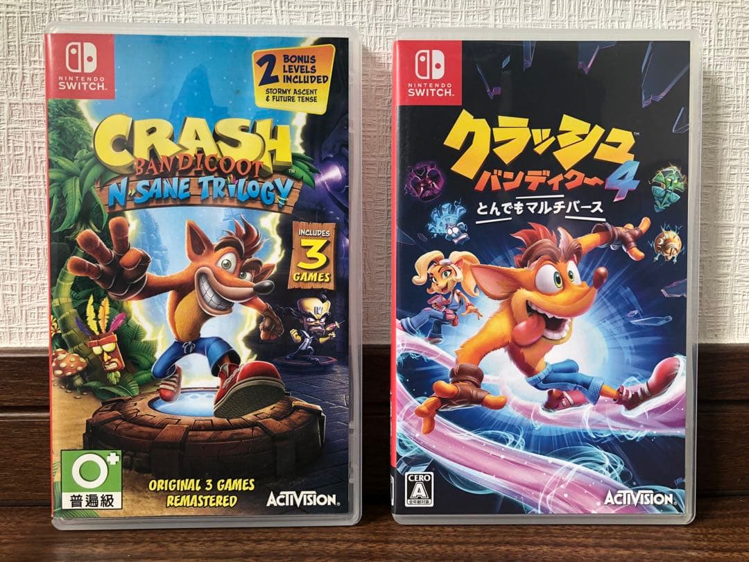 【美品】クラッシュ バンディクー ブっ飛び3段盛り& 4 とんでもマルチバース