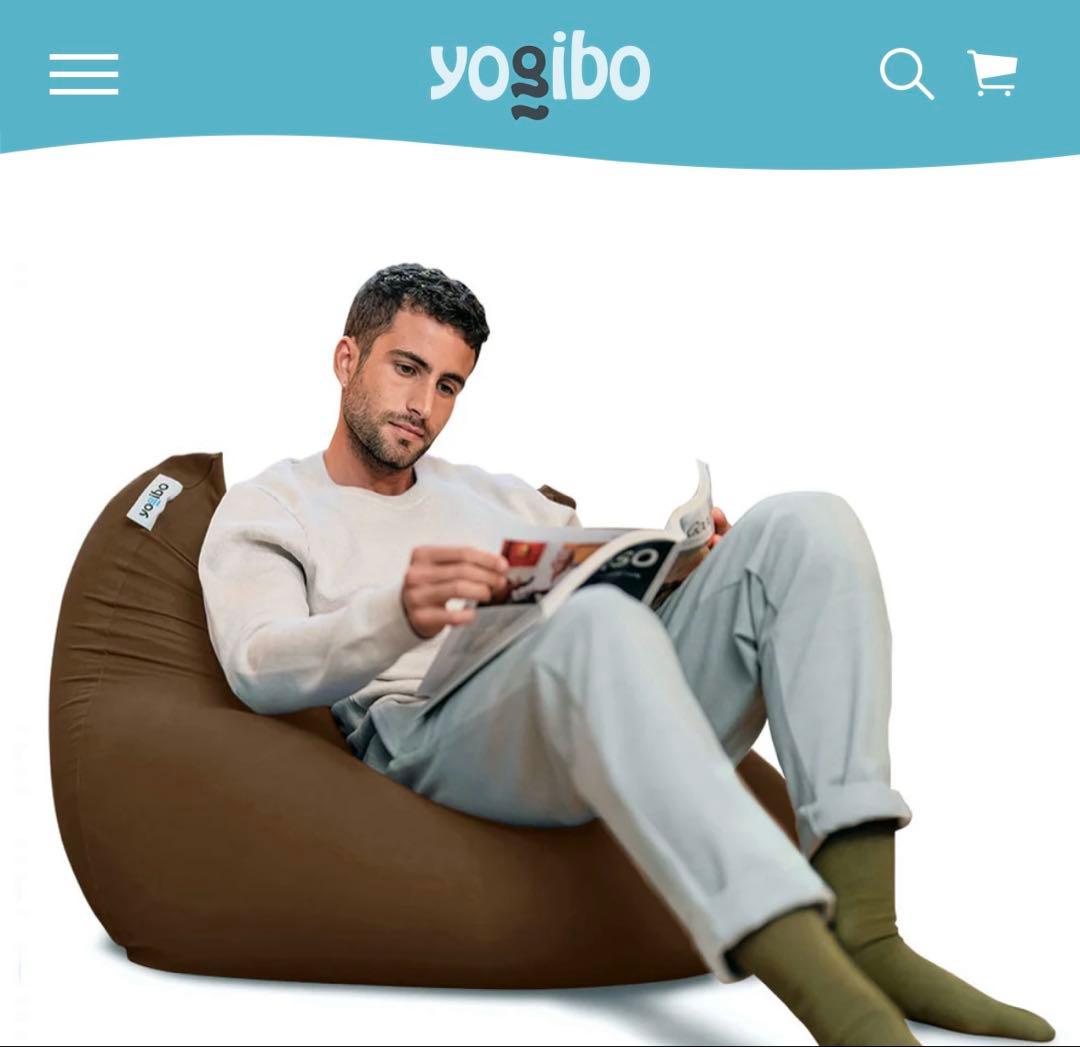 Yogibo ブラウン ビーズクッション