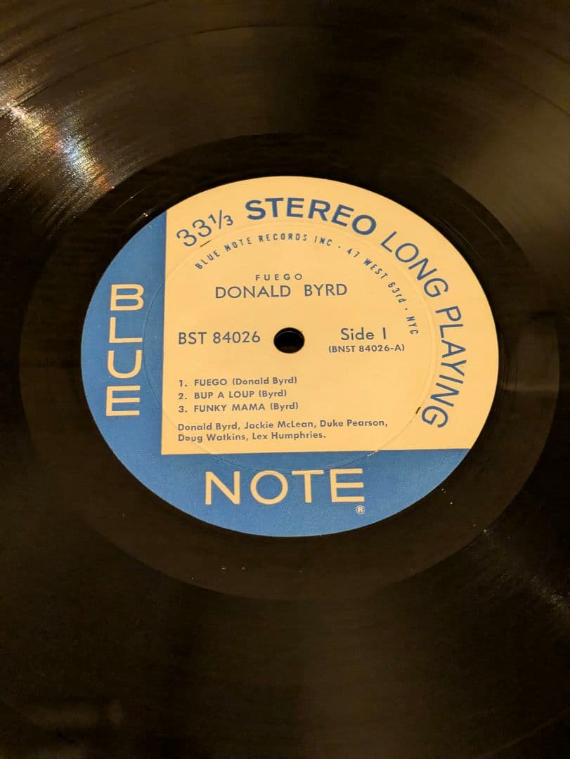 RVG刻印有 Donald Byrd Fuego ST-84026