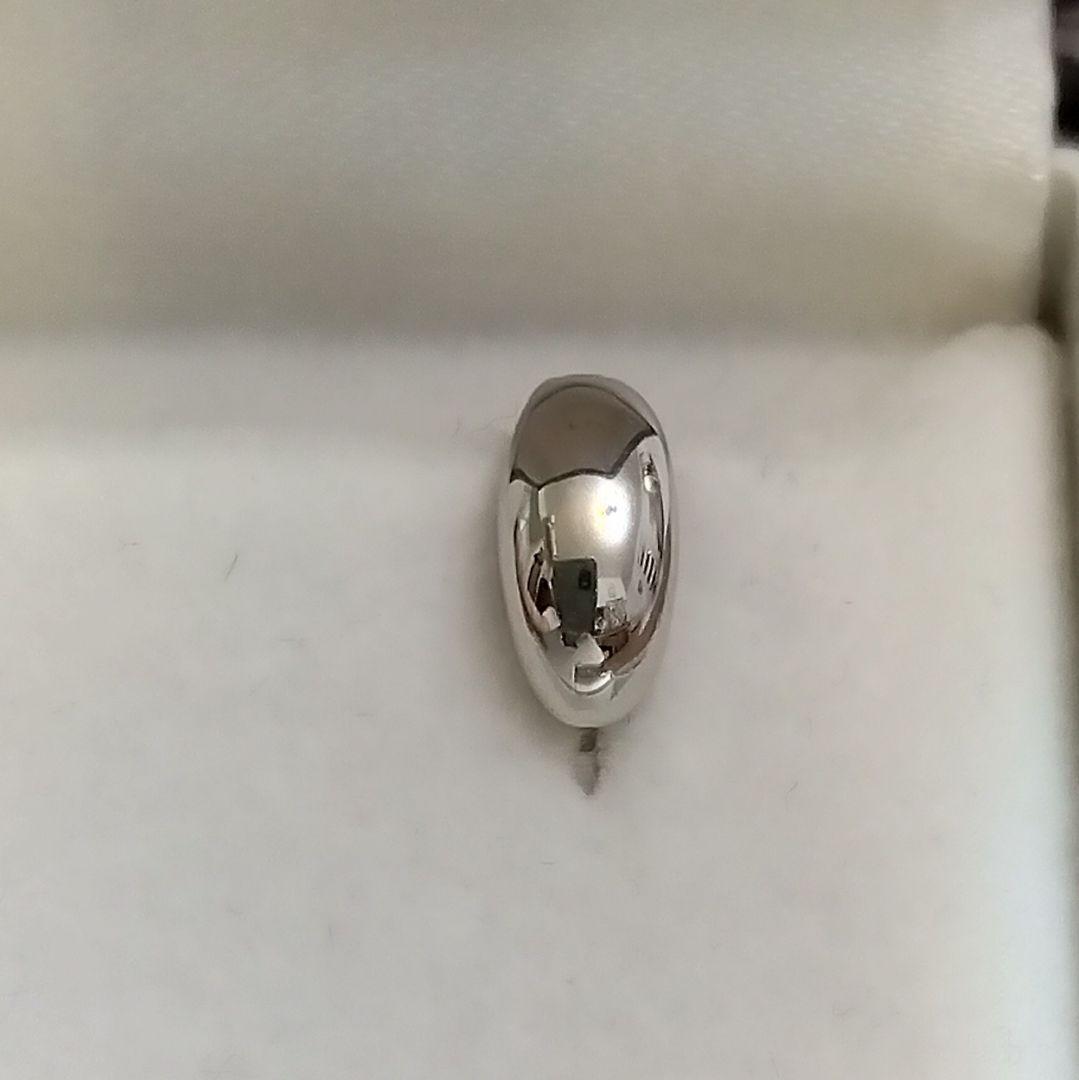 ピアス　carat スピンドル　pt900 プラチナ　10mm