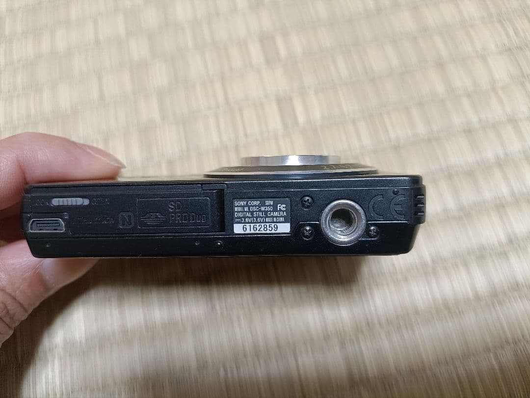 SONY Cyber-Shot DSC-W350 コンデジ 本体 バッテリー付