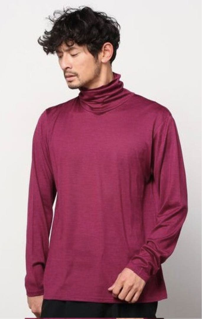 RAINMAKER WASHABLE-WOOL ハイネックセーター