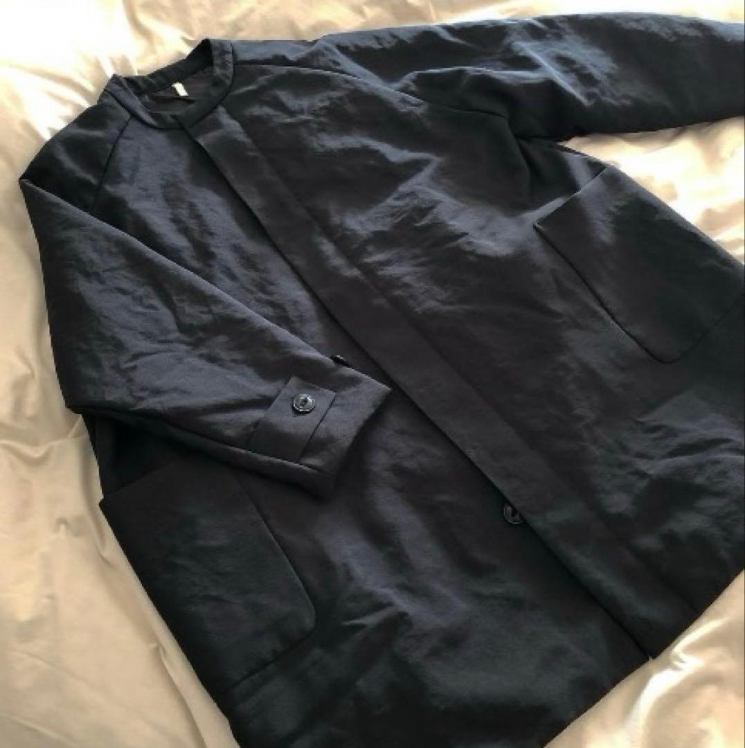 ヒムカシ(現サリゲナク)偽リネン耳鳴！InnerMacCoatサイズ１黒