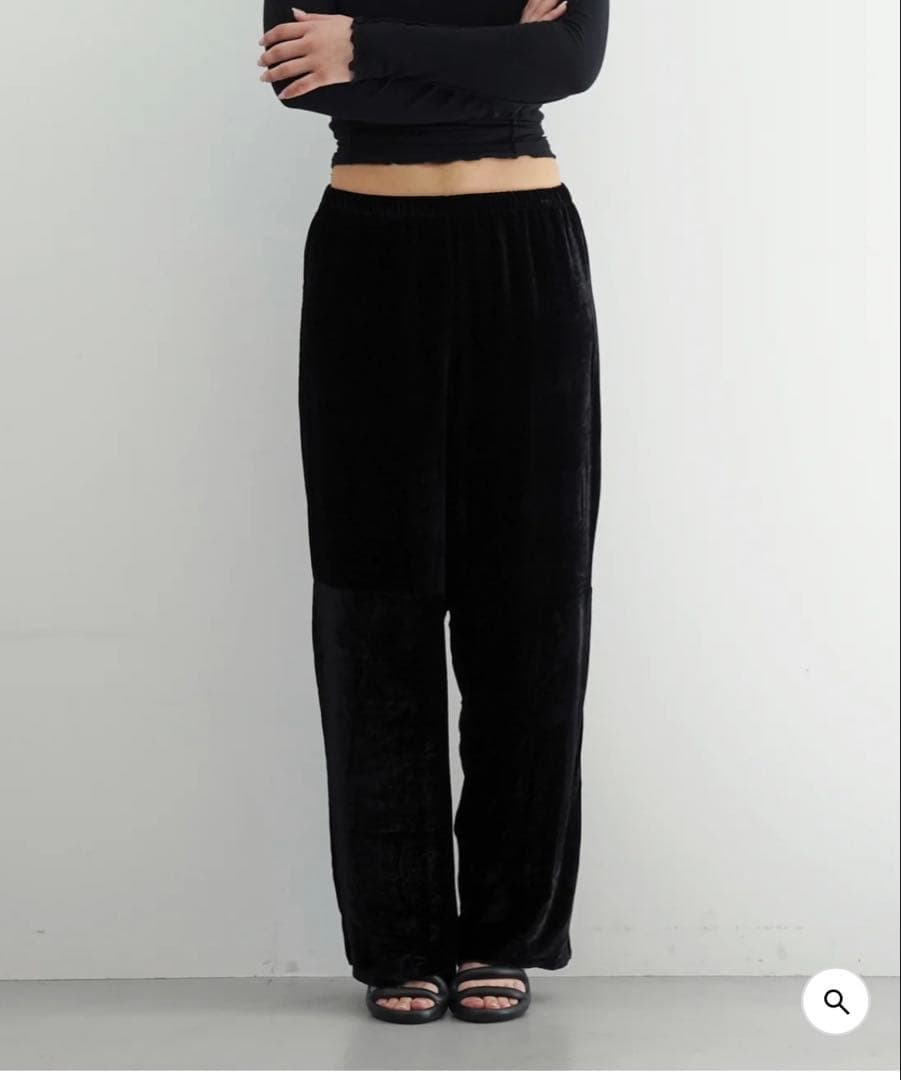 baserange olin pants ベロアパンツ
