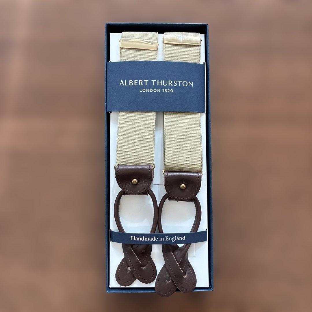 THURSTON クリーム サスペンダー