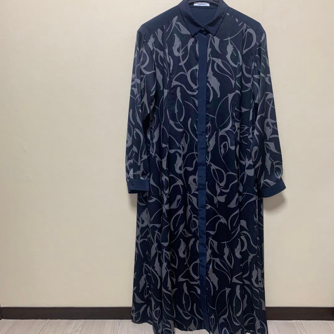 新品未使用　MORABITO モラビト　BLANC 　シャツワンピース