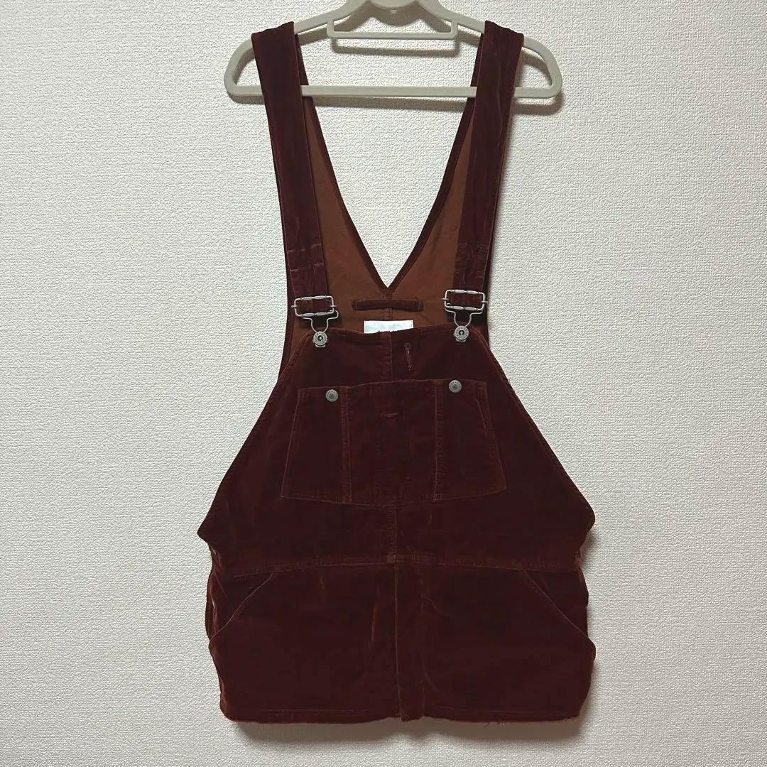【9/30までの値下げ】doubletダブレットベルベット オーバーオールベスト