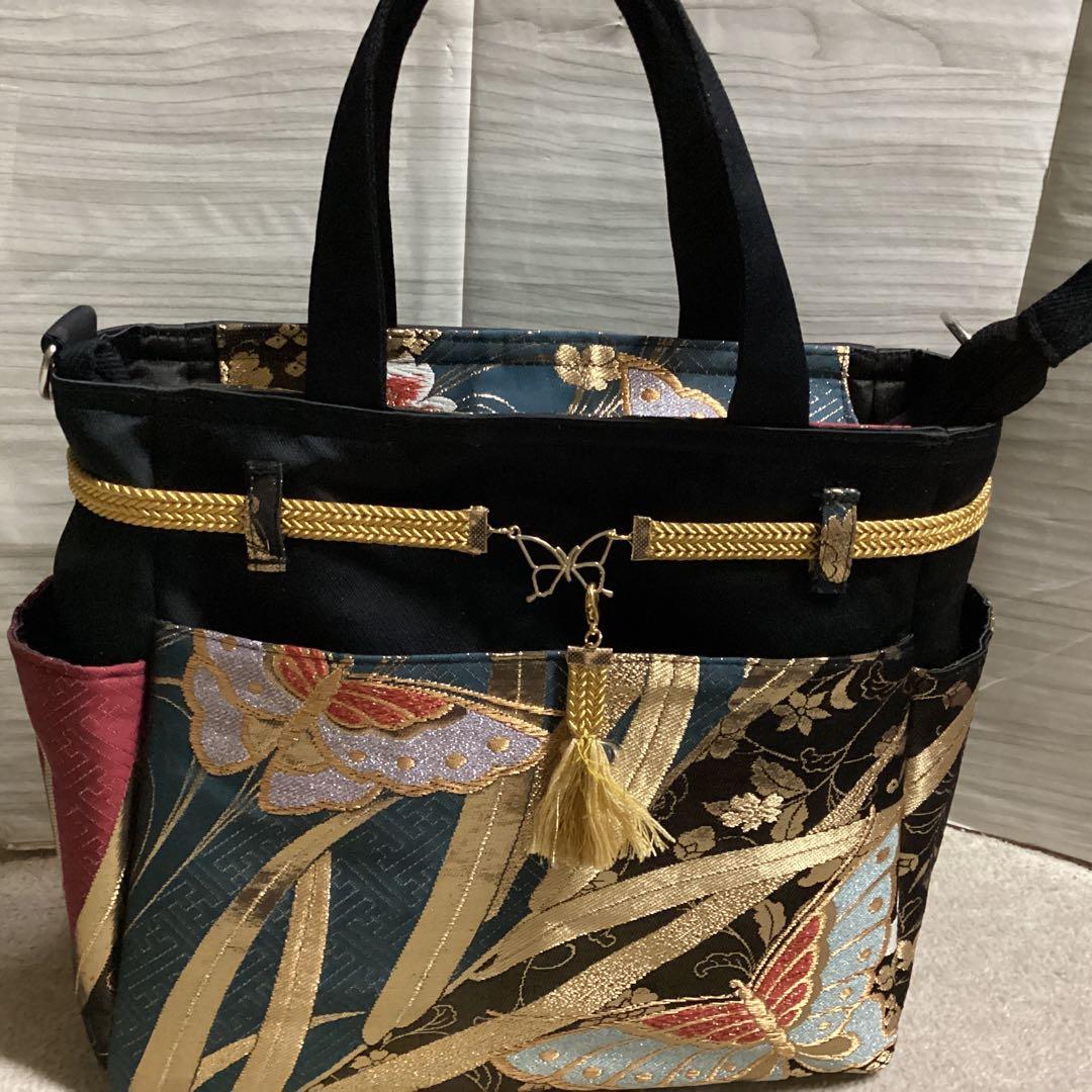 かなめ 帯リメイクバック#656