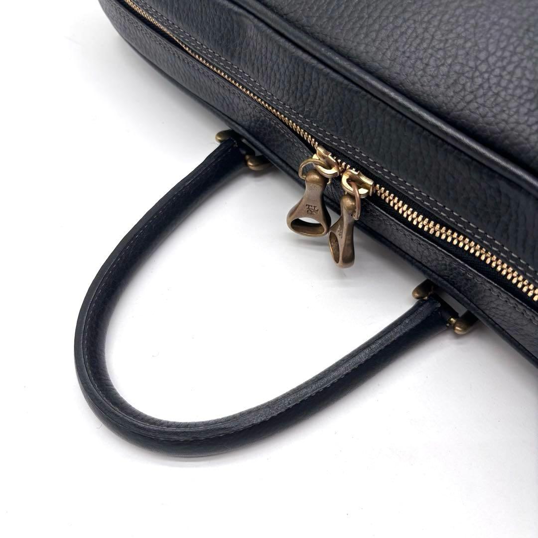 ✨美品✨トフアンドロードストーン　Vブリーフ　ビジネスバッグ　A4可　レザー