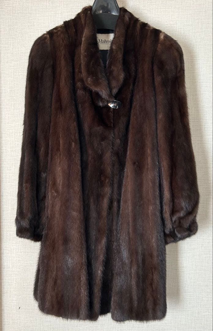【美品】【上質毛皮】ミンクハーフコート　日本製　三越購入