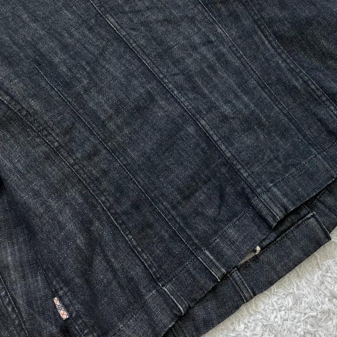 美品✨バーバリーロンドン デニムジャケット ノバチェック 大きいサイズ 13