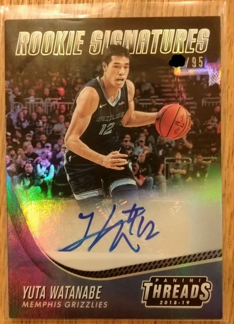 【95枚限定】NBA 2018-19 PANINI THREADS渡邊雄太サイン