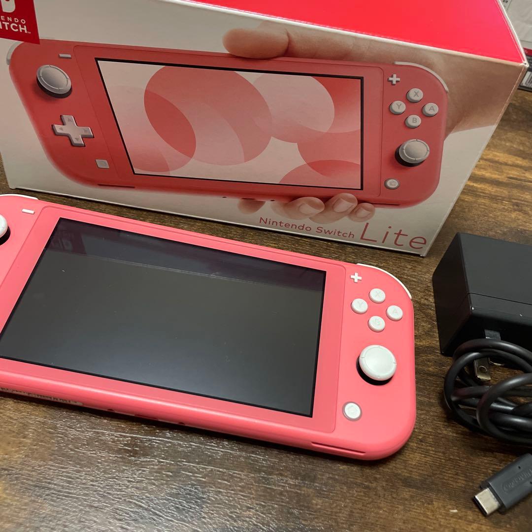 Nintendo Switch LITE コーラル ピンク