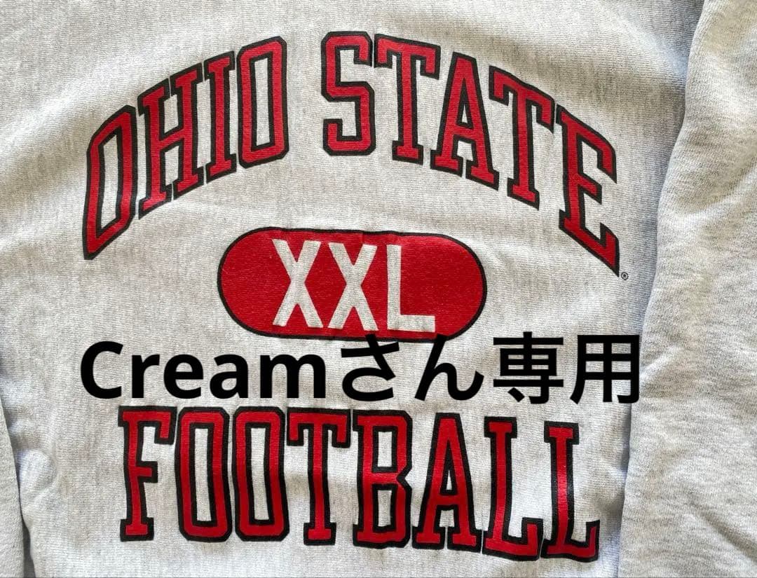90s リバースウィーブ Ohio State football 3段ゴロ