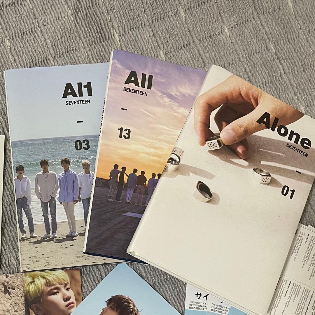 SEVENTEEN album Al1 All Alone、going 3点