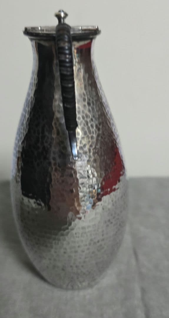 純銀ハンマード金属ピッチャー酒器です