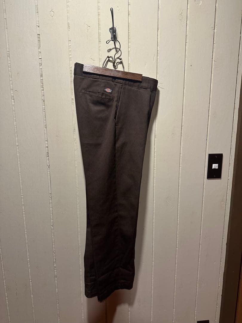 Dickies USA ワークパンツ ブラウン 34-32