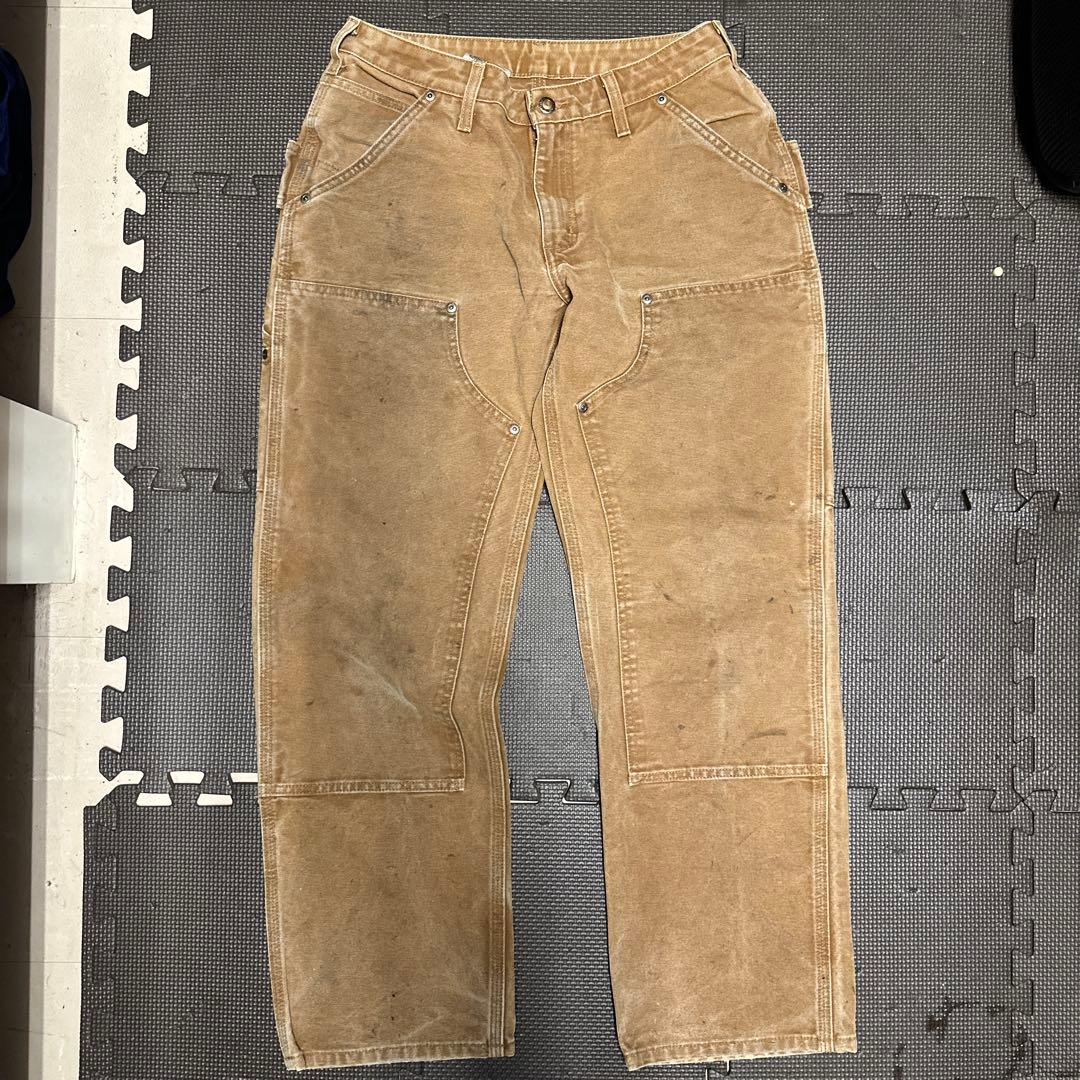 で*ー様 carhartt ダブルニー ワークパンツ 古着
