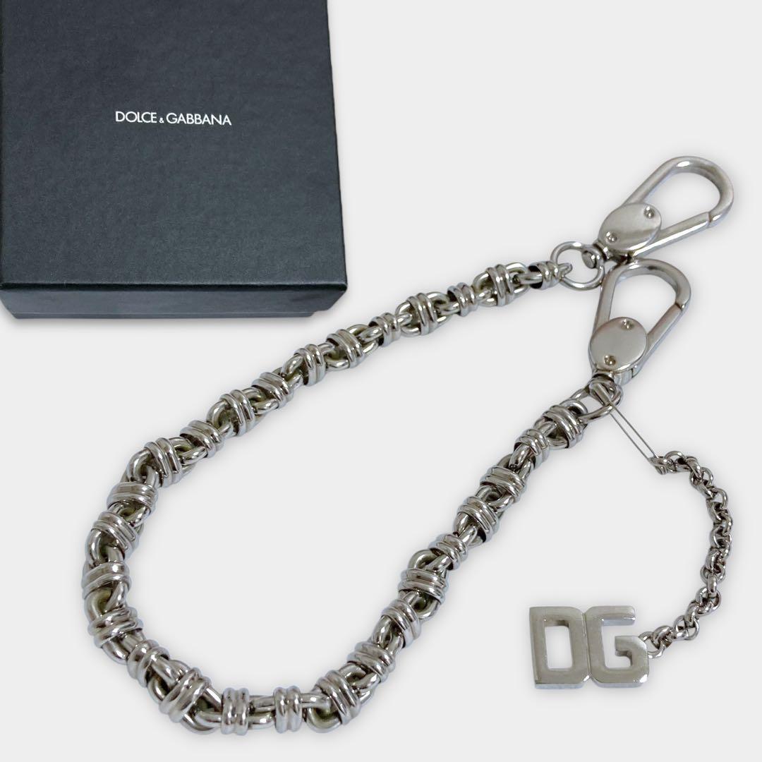 DOLCE&GABBANA ロゴチャーム ウォレットチェーン キーチェーン 箱