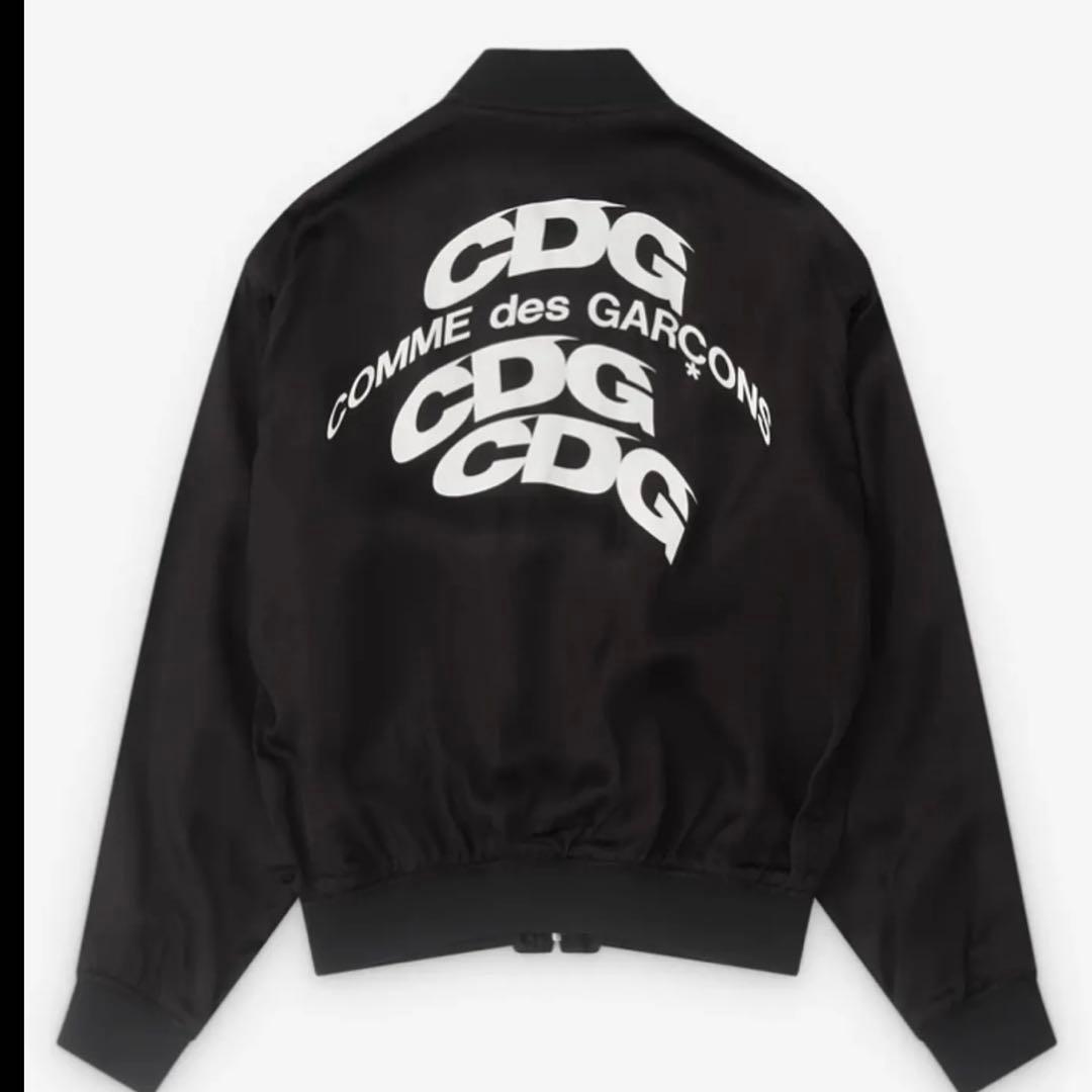 激レアCDG Warped Logo Bomber Jacketコムデギャルソン