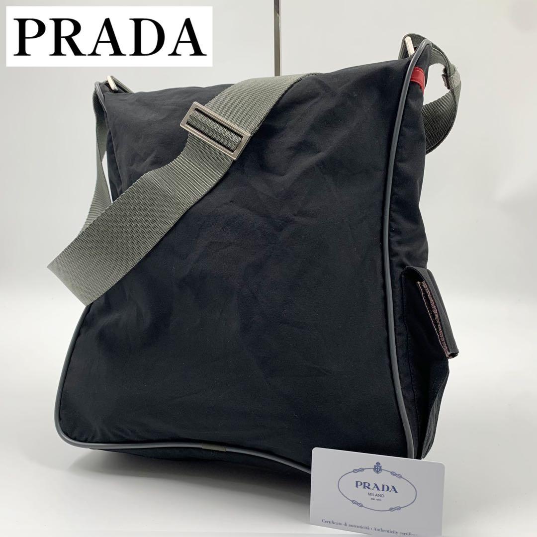 【✨極美品✨】プラダスポーツ ショルダーバッグ ナイロン ブラック
