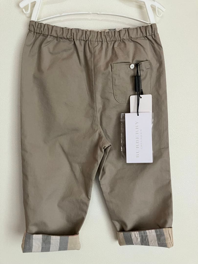 新品未使用　BURBERRY リバーシブルパンツ　24M