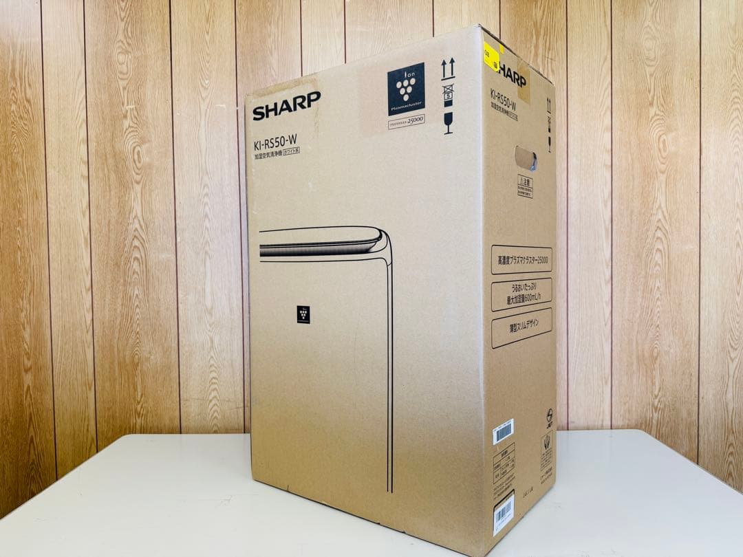 シャープ 加湿空気清浄機 KI-RS50-W ホワイト系 未開封