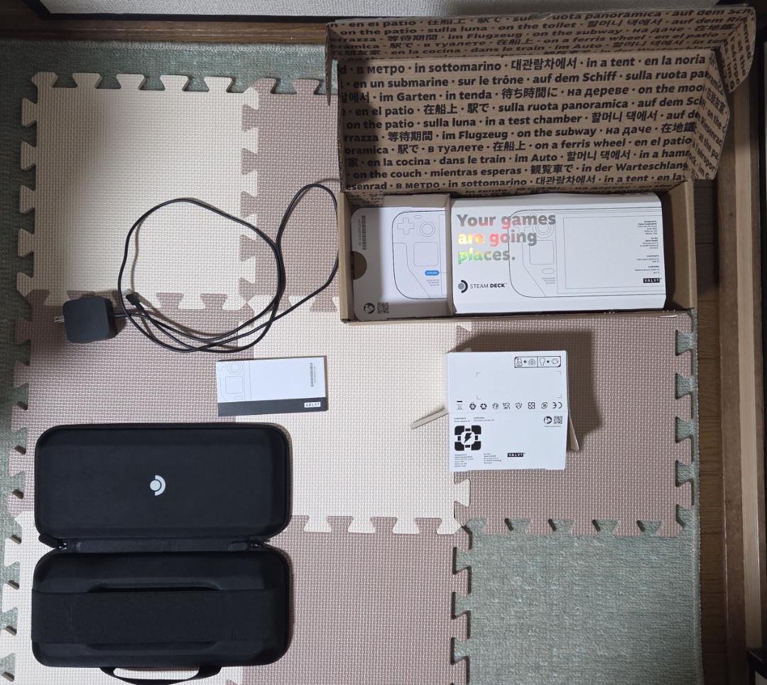 SteamDeck 64GB＋128GB SDカード付き