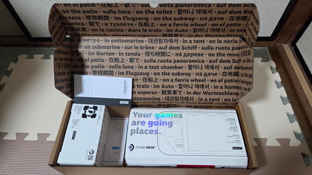 SteamDeck 64GB＋128GB SDカード付き