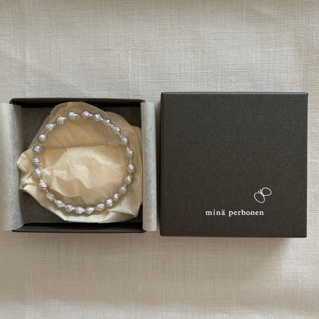 【新品未使用】ミナペルホネン　タンバリン ブローチ　正規品
