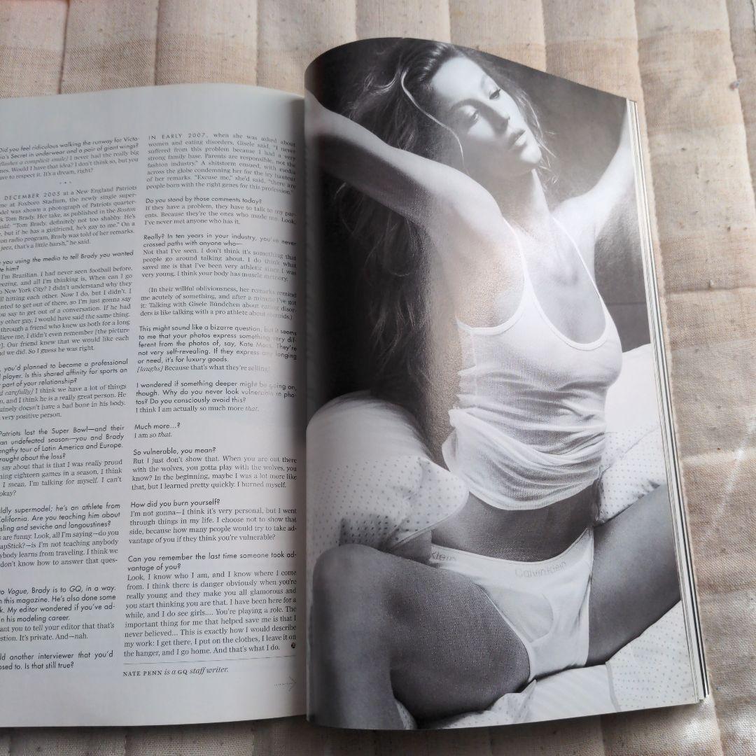 洋書 GQ Jul 2008 Gisele