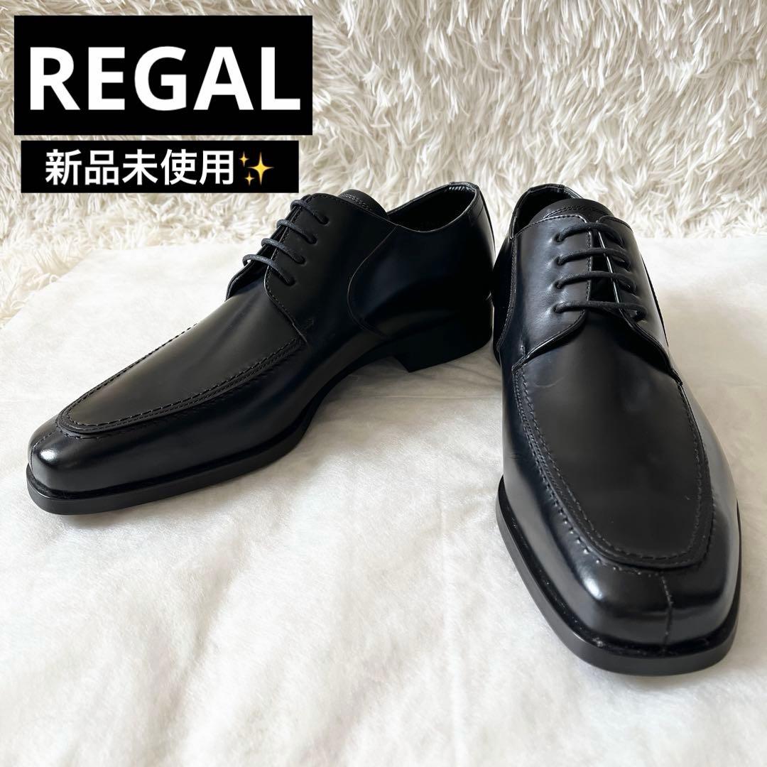 新品未使用✨REGAL リーガル　ビジネスシューズ　レザー　Y624 ブラック