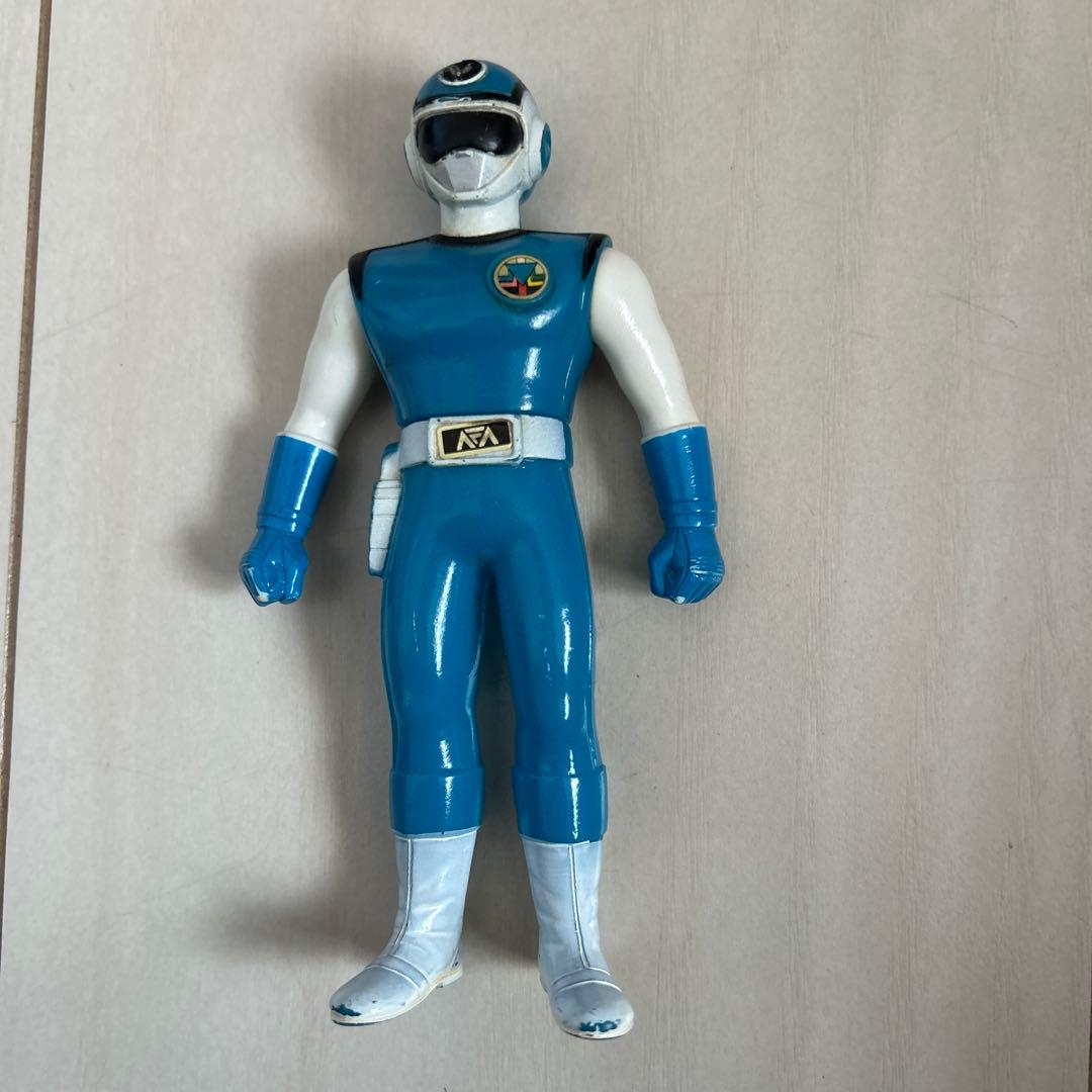 昭和レトロ　超貴重　超新星フラッシュマン　ソフビ5体セット