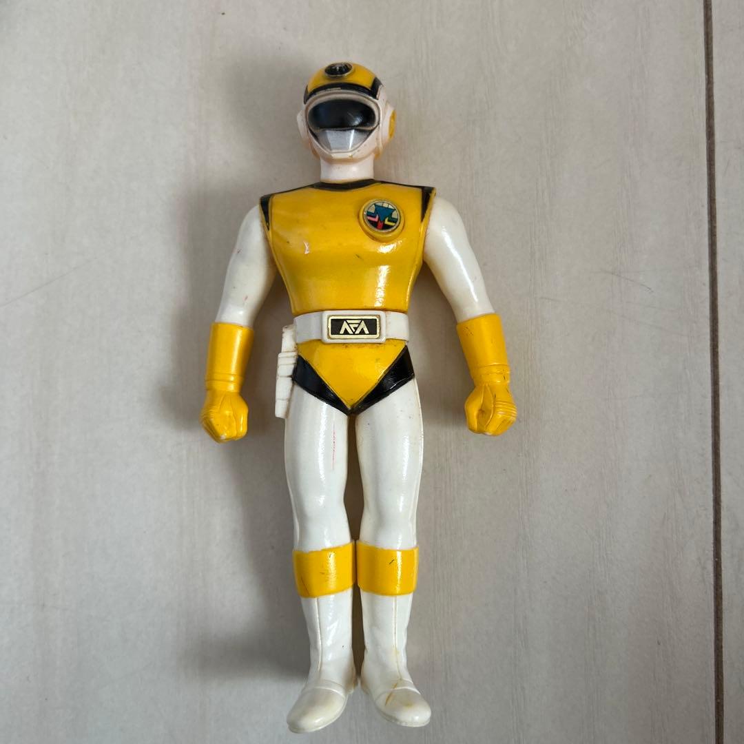 昭和レトロ　超貴重　超新星フラッシュマン　ソフビ5体セット