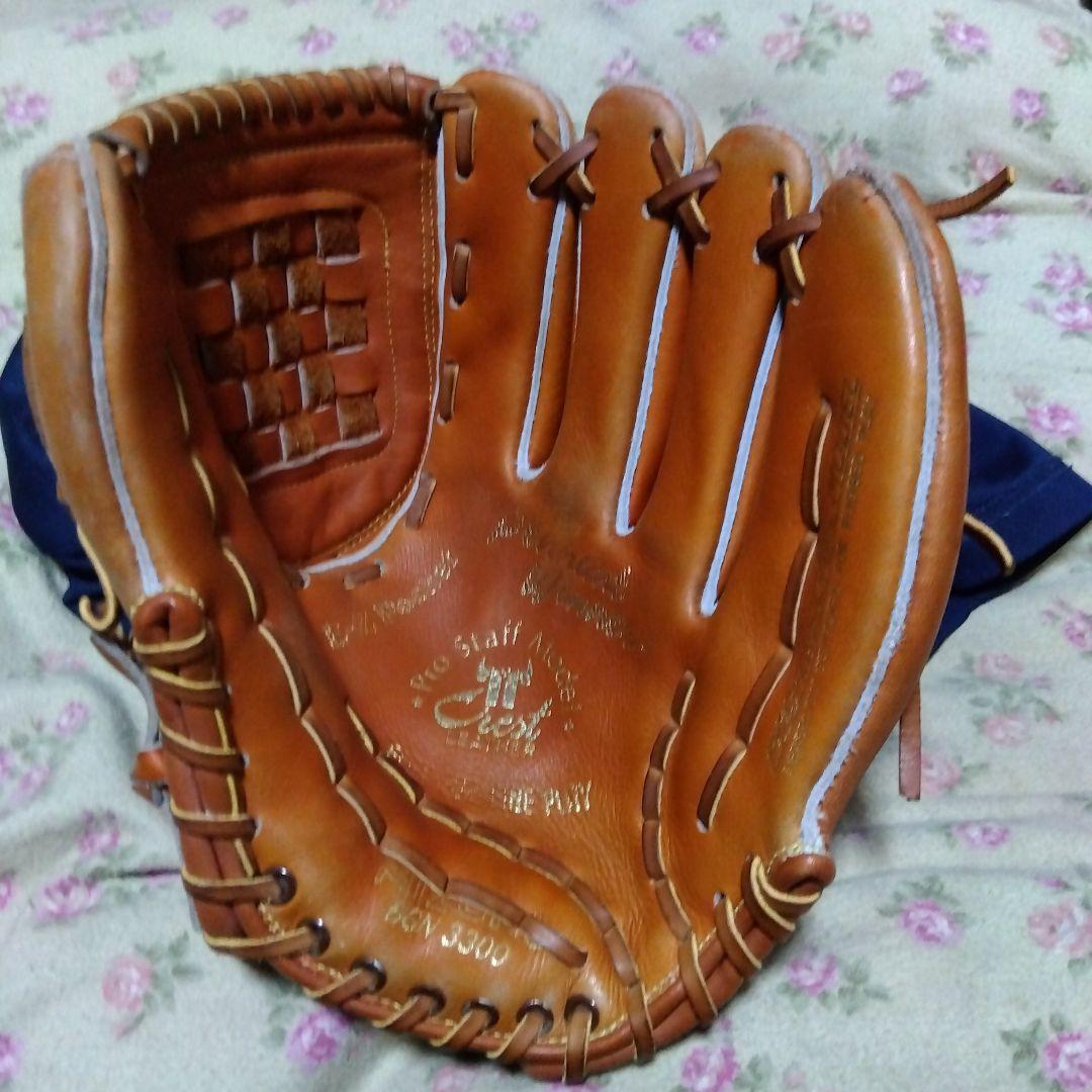 ミズノ GIANTS レザーグローブ ブラウン小林繁 バージョン