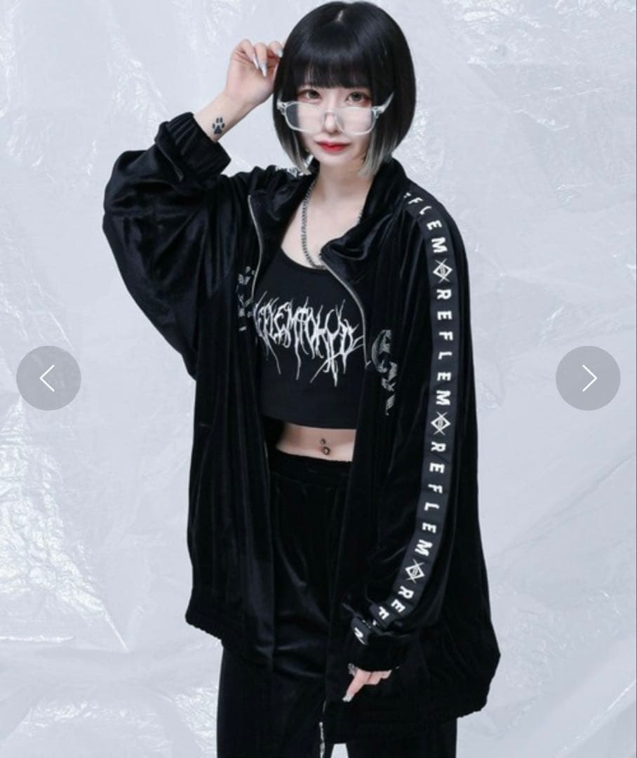 REFLEM ベロアパーカー