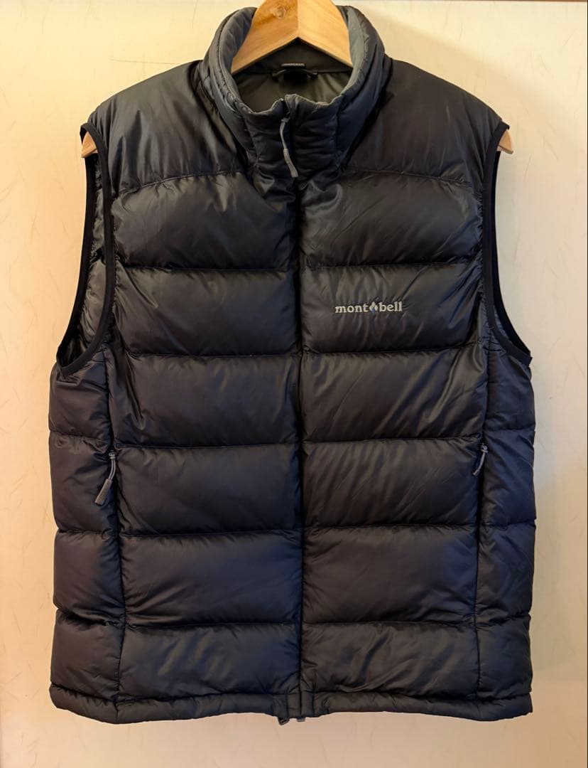 モンベル　ライトアルパインダウンベスト　M 軽量　800FP　EXグースダウン