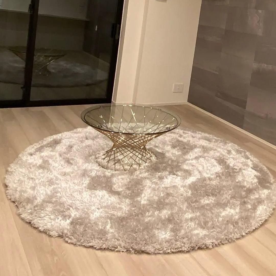 Francfranc カステ ラウンドラグ 200cm