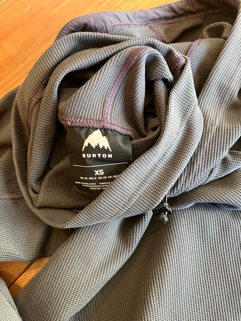 BURTON ミッドレイヤー Long Neck Hoody XS （S〜M）