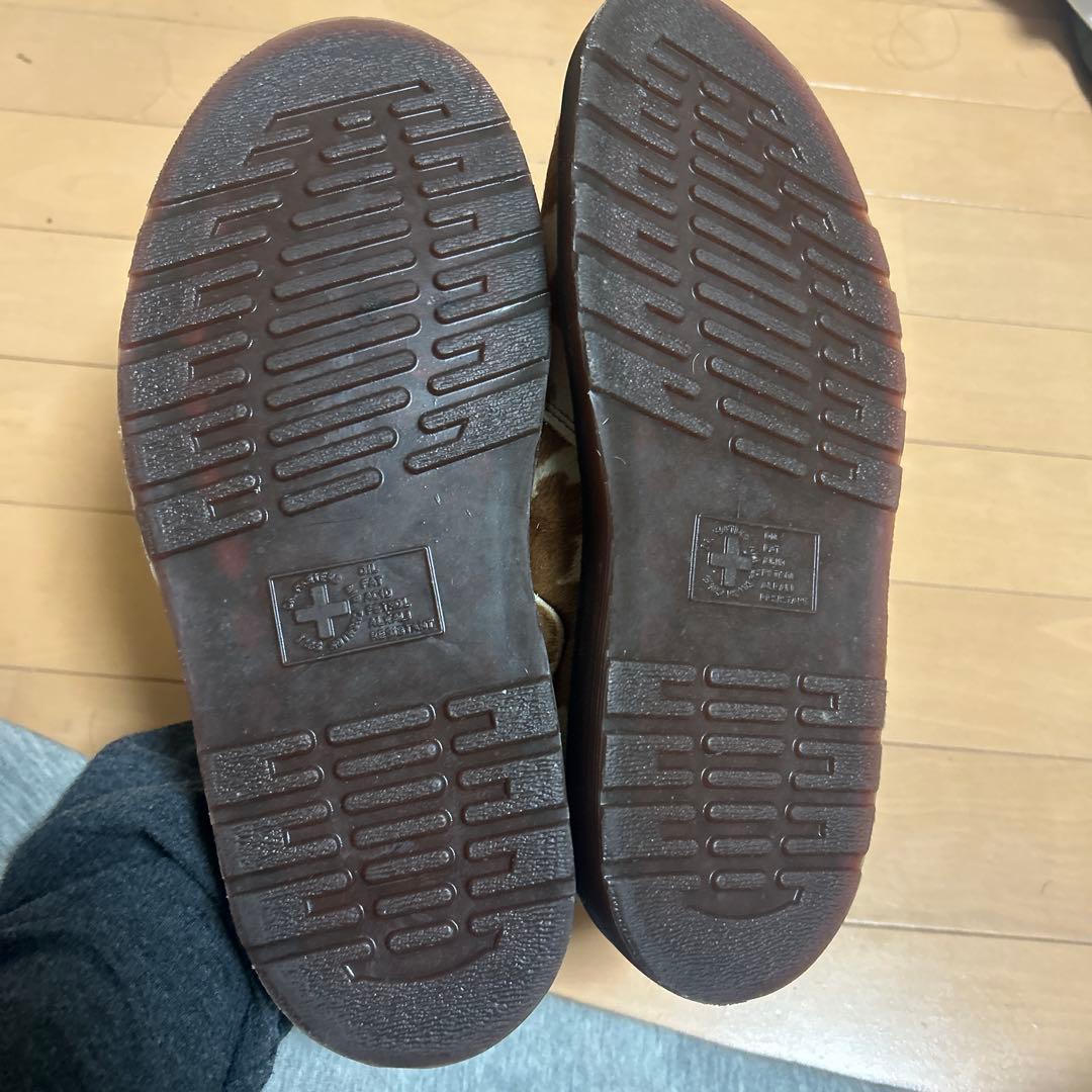 牛柄ファーサンダル バックストラップ