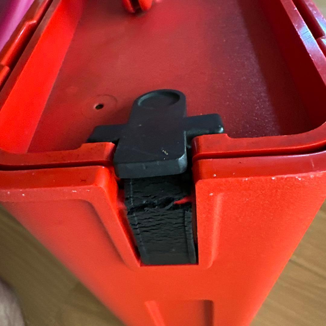 valentfine 赤 タイプライター バケツ