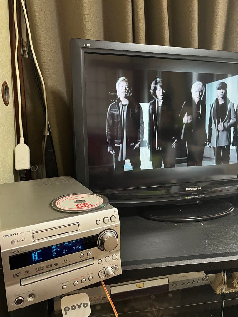 ONKYOオンキョー FR-UN7 ミニコンポ アンテナ・リモコン付き