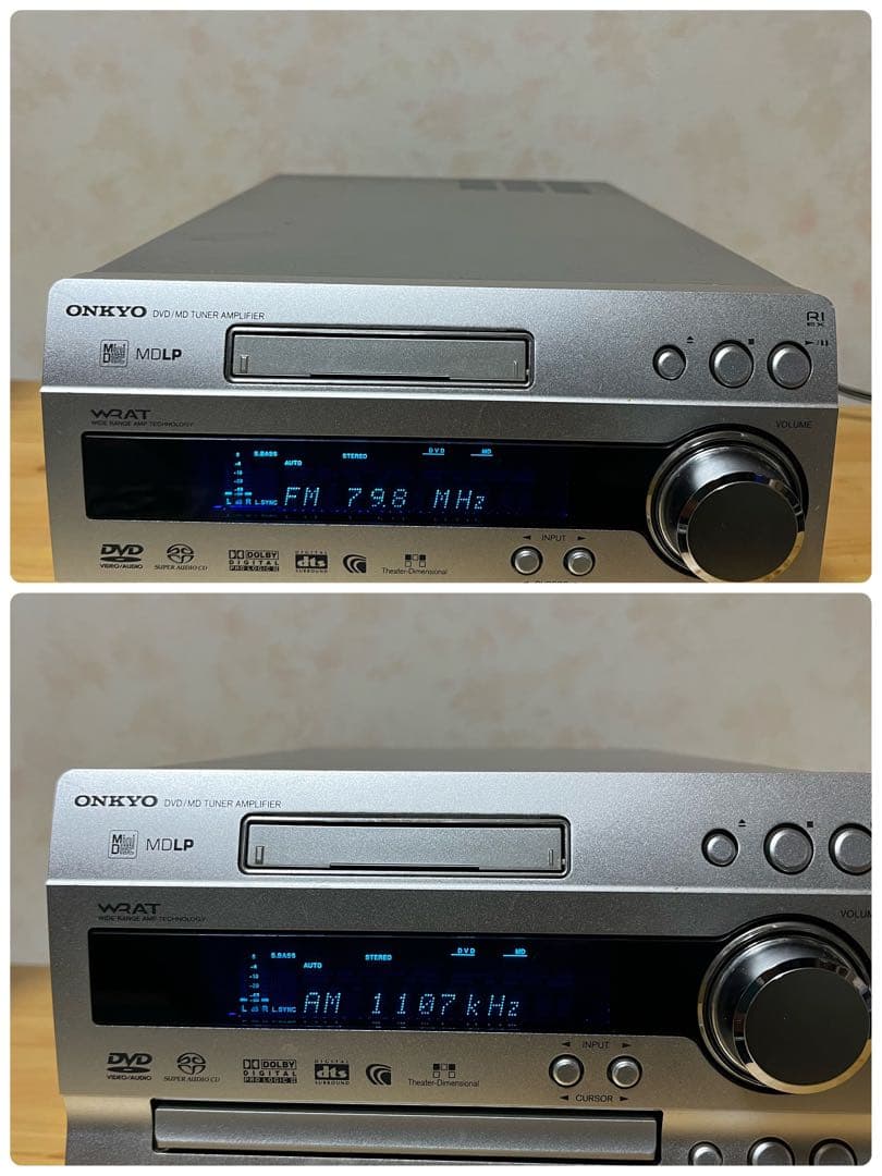 ONKYOオンキョー FR-UN7 ミニコンポ アンテナ・リモコン付き