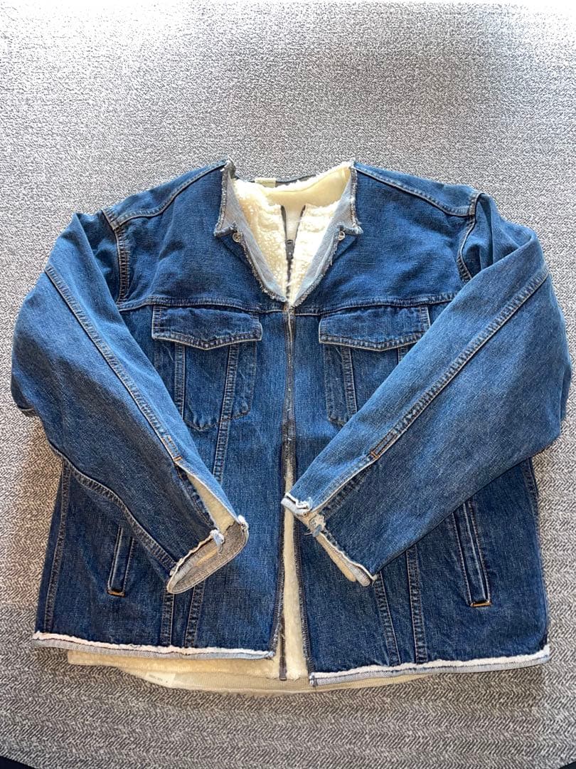 l*e様 ★エヌハリ　デニムジャケット　ボアインナー付　size40