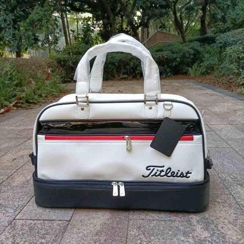 Titleist ホワイト タイトリスト ゴルフ ボストンバッグ スポーツバッグ