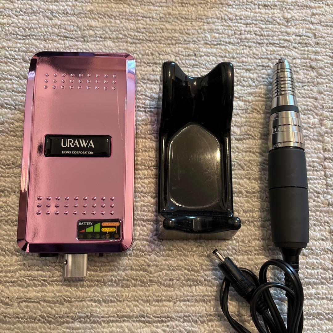 URAWA G3 ネイルマシーンピンク 付属品付き(ビット付き) 美品